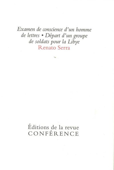 Examen de conscience d'un homme de lettres