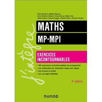 Maths MP - Exercices incontournables 3ème édition - broché - Julien ...