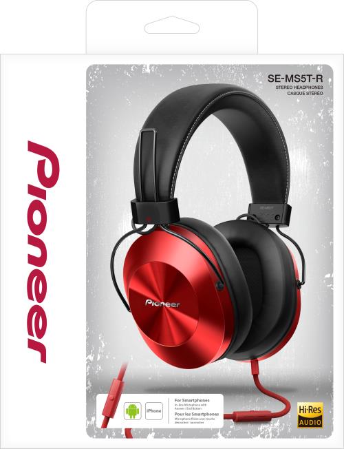 ヘッドホン SE MS5T R(RED/ROUGE/VERMELHO) Amazon.com: Pioneer High res Sealed Dynamic Stereo Headphone