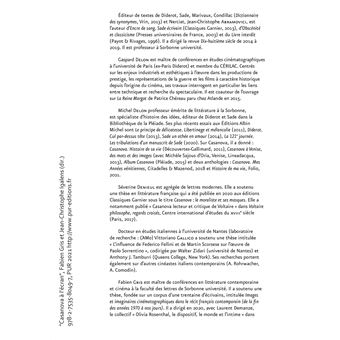 Casanova à l'écran