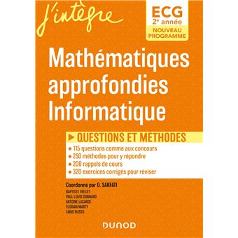 ECG 2 - Mathématiques approfondies, Informatique