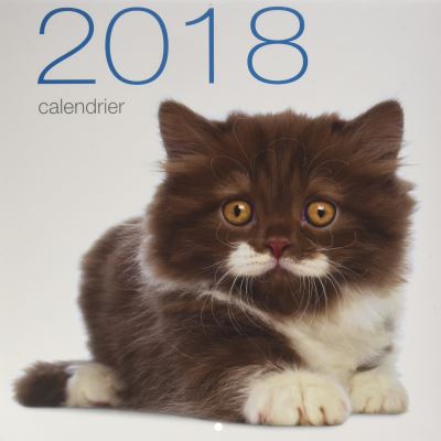 Calendrier mural 2018 Chats