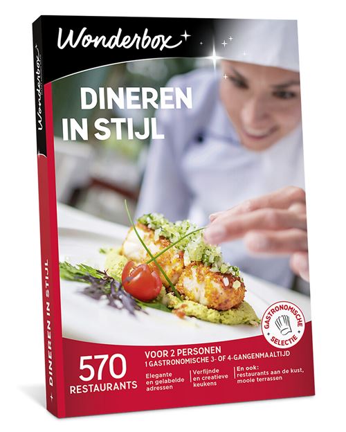 Wonderbox NL Dineren in stijl