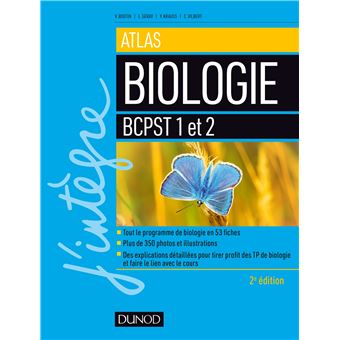 Atlas De Biologie Bcpst 1 Et 2 2nde Edition Broche Valerie Boutin Achat Livre Fnac