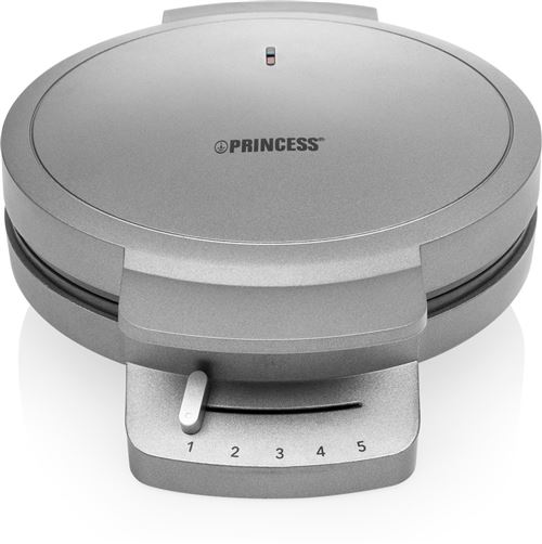 Princess - 132380 Gaufrier gris métalisé
