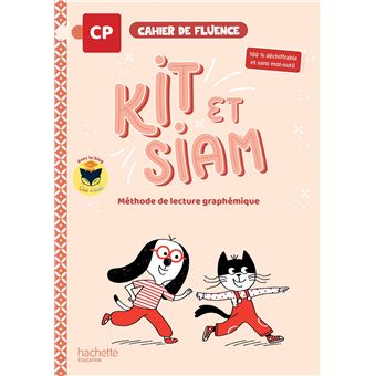 Kit et Siam - Méthode de lecture CP - Cahier de fluence