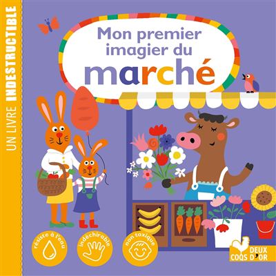 Mon imagier du marché  - Livre Indestructible - Nastja Holtfreter - cartonné