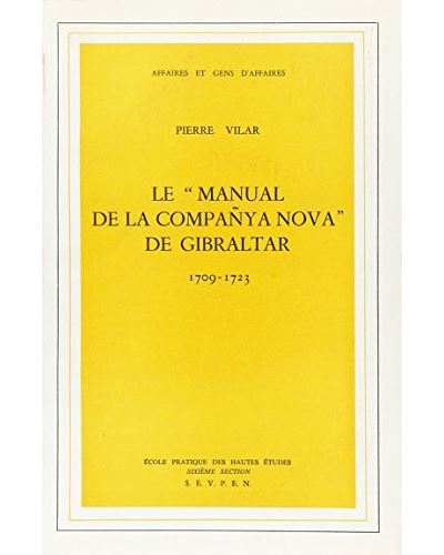 Manual de la companya nova de gibraltar, 1709-1723 (le)