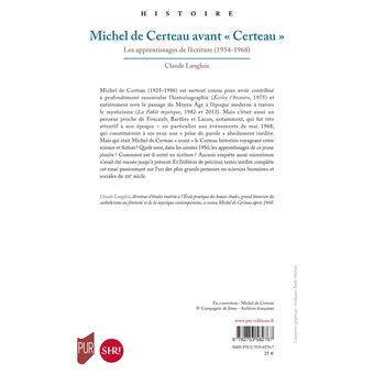 Michel de Certeau avant «Certeau»