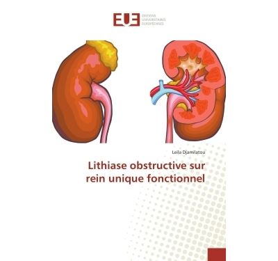 Lithiase obstructive sur rein unique fonctionnel