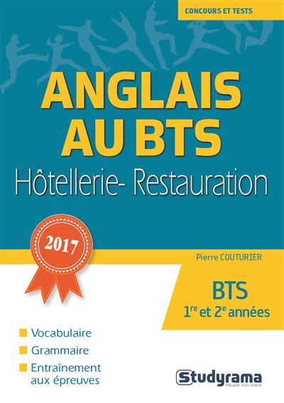 L'anglais au bts hôtellerie restauration