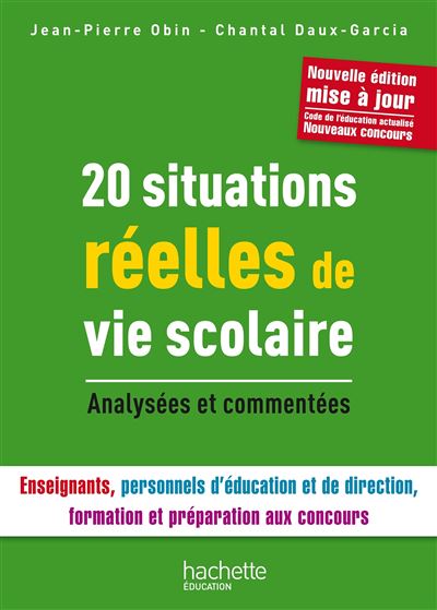 20 situations de vie scolaire