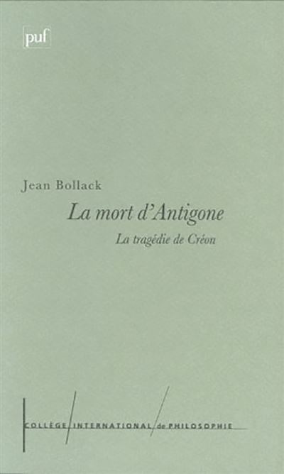 La mort d'Antigone