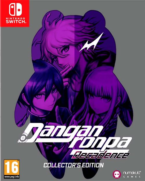 Pochette avant du jeu Danganronpa Decadence Edition Collector Nintendo Switch