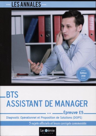 Annales BTS Assistant de manager, Epreuve E5