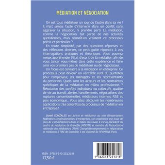 Médiation et négociation