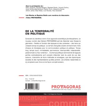 De la temporalité en politique