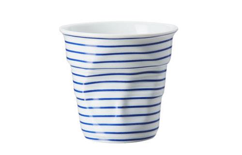 Gobelet 18 cl Revol Froissés Cappuccino Marinière Bleu