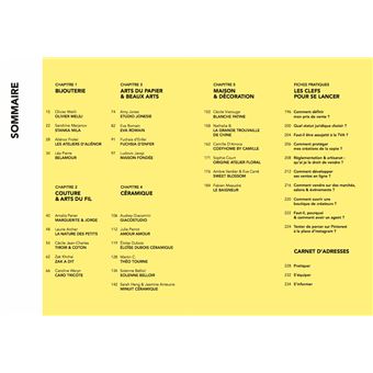 Vivre de sa passion, Création et Artisanat