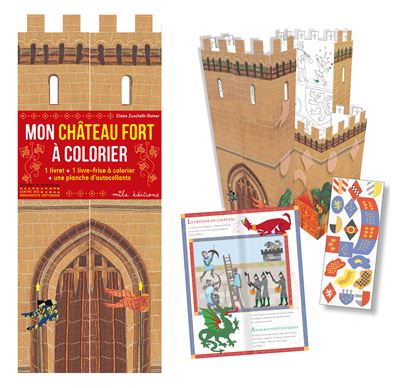 Mon château fort à colorier