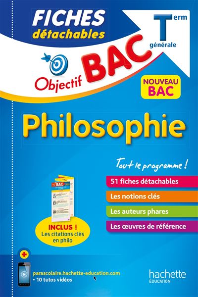 Objectif Bac Fiches détachables Philosophie Term - Eric Marquer - broché