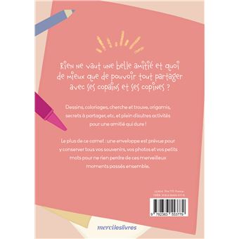 Mon carnet d'amitié