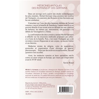 Médecines antiques des romains et germains