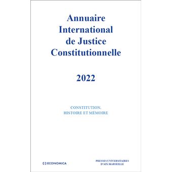 Annuaire international de justice constitutionnelle 2022