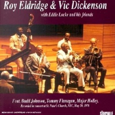 With Eddie Locke and his friends