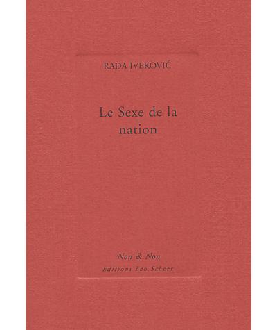 Sexe de la nation (Le) - Rada Ivekovic - Livre CD-ROM
