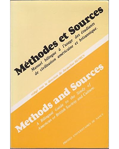 Methodes et sources - J. Reimen - broché