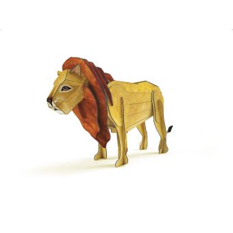 La savane - Le lion 3D
