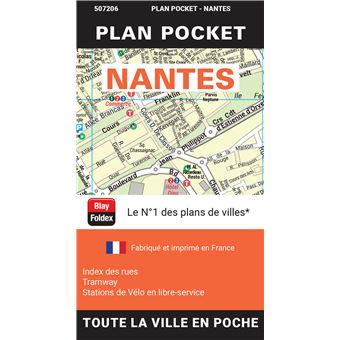 Nantes plan pocket 2023
