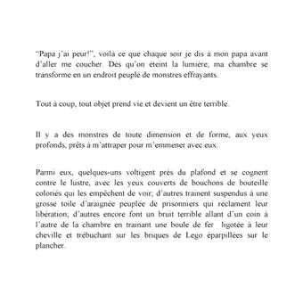 Papa j'ai peur!