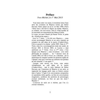 Maurice, philosophe de comptoir (3ème partie)