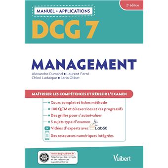 DCG 7 - Management : Manuel et Applications
