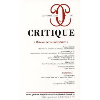 Revue critique 798