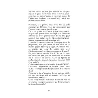 La vente, une vie, une histoire