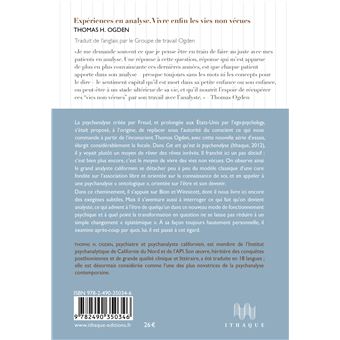 Expériences en analyse