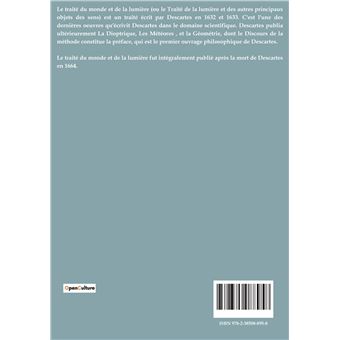 Le Monde ou le traité de la lumière