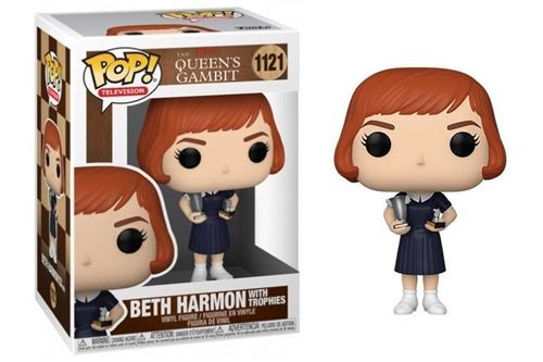 FUNKO QUEENS GAMBIT-BETH W/ TROPHIES