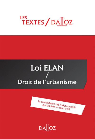 Loi ELAN / Droit de l'urbanisme - Clémence Breil - broché