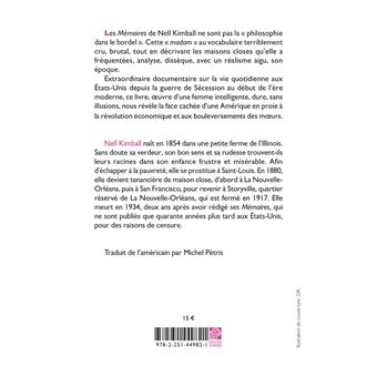 Mémoires d'une maîtresse américaine