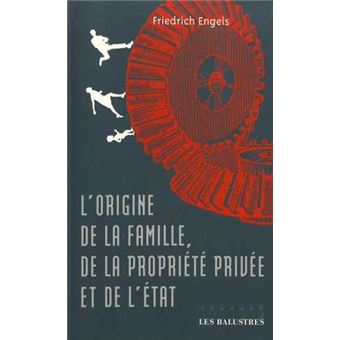 Origine de la famille de la propriété privée et de l'État