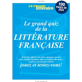 Le grand quiz de la littérature française