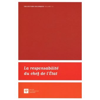 La responsabilité du chef de l'etat