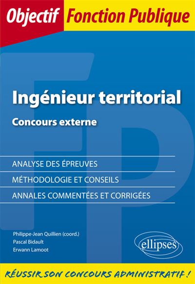 Concours externe d'ingénieur territorial