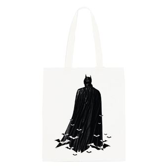 Tote Bag Batman Blanc