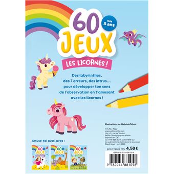 60 jeux Les licornes