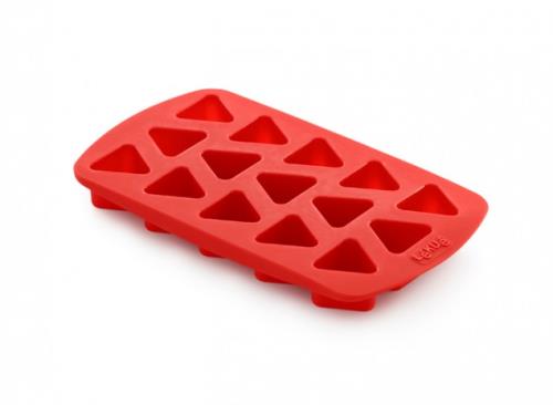 Moule à Chocolats Triangulaires Lékué 15 cavités en silicone Rouge